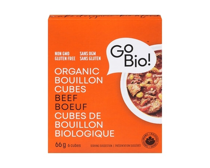 Go Bio Organic Beef Bouillon Cubes - 66.0 G