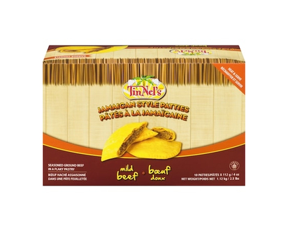 Tinnel's Jamaican Beef Patties, Mild Beef - 1.12 KG
