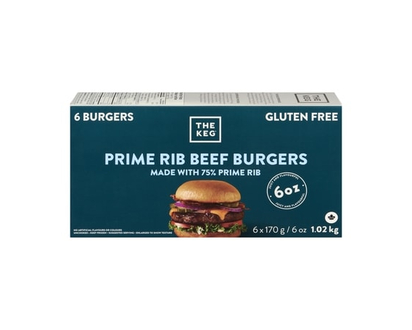 The Keg Prime Rib Beef Burger - 1.02 KG