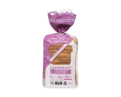 Carbonaut Bread Cinnamon Raisin Gluten Free - 550.0 G