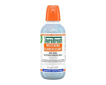 TheraBreath Whitening Oral Rinse - Dazzling Mint - 473.0 ML