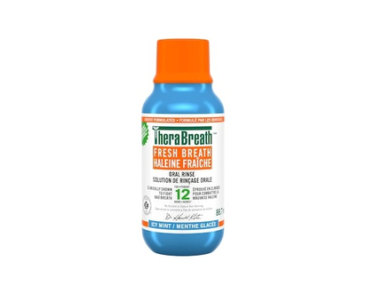 TheraBreath™ Haleine Fraîche Solution de Rincage Orale - Menthe Glacée 88.7mL - 88 ML
