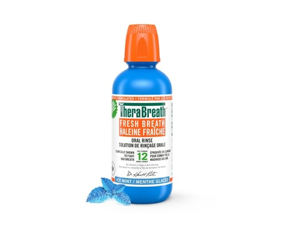 TheraBreath Fresh Breath Oral Rinse Icy Mint - 473.0 ML