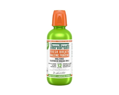 TheraBreath Oral Rinse Fresh Breath Mild Mint - 473.0 ML