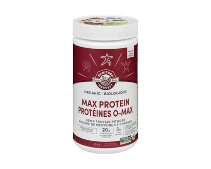 Manitoba Harvest Hemp Protein Powder Max Protein Unsweetened Organic - 454.0 G