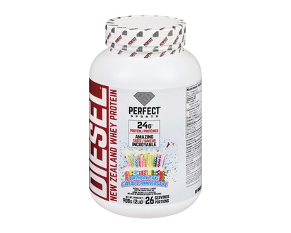 Perfect Sports Diesel New Zealand Whey Protein + Vanilla Birthday Cake Flavour - 908.0 G