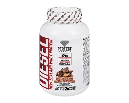Perfect Sports Diesel New Zealand Whey Protein + Chocolate Toffee Flavour - 908.0 G