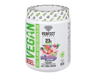 Diesel Vegan Protein Powder Drink Mix Very Berry Splash - 350.0 G