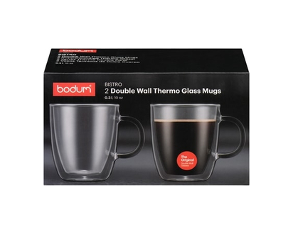 Bodum Bistro 2PC Double Wall Mugs - 1.0 EA