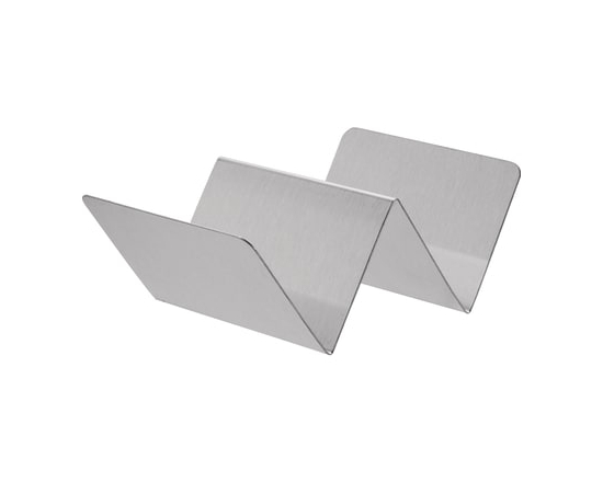 Taco Stand 1-2 Compartments, Stainless Steel - 1.0 EA