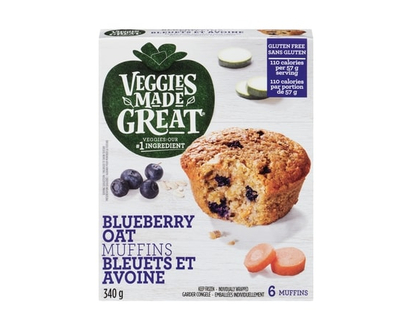 Garden Lites Muffins Blueberry Oat - 340.0 G