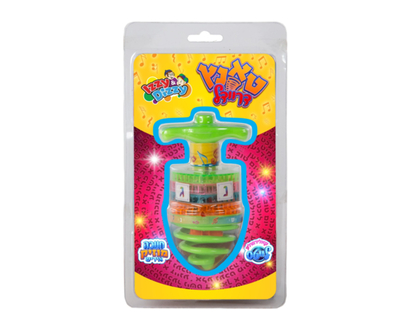 Bouncing Musical Dreidel (Yiddish) - 1.0 EA