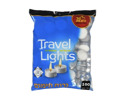 Mitzvah Tealights In Bag - 1.0 EA