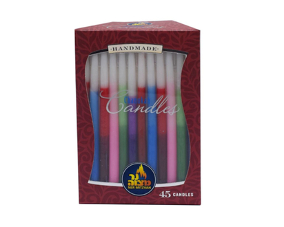 Chanukah Candles (Tri-Color) - 1.0 EA
