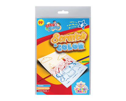 Chanukah Scratch and Color - 1.0 EA