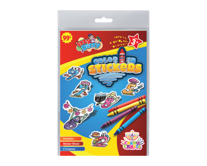 Chanukah Color - In Stickers - 1.0 EA