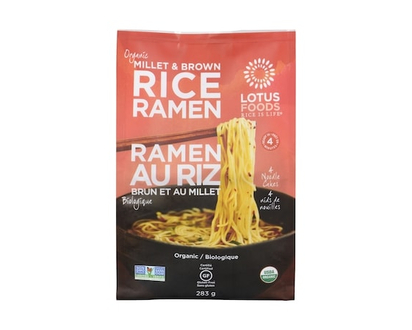 Lotus Biologique ramen au riz brun et au millet biologique - 283.0 G