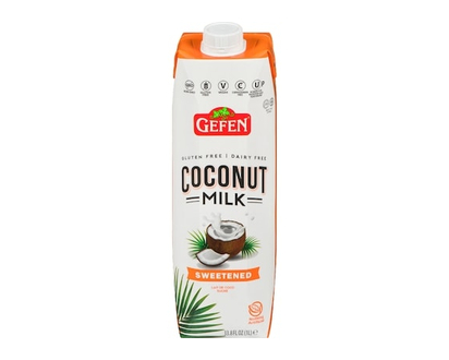 Gefen Coconut Milk Sweetened - 1.0 L