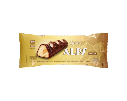 Geneve Swiss Chocolate Alps gaufrette enrobée de chocolat au lait fourrée de crème au chocolat blanc - 50.0 G