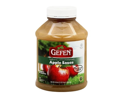 Gefen Natural Apple Sauce, Unsweetened - 1.3 KG