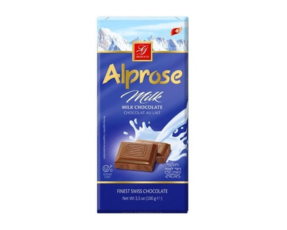 Alprose Kosher Chocolate Bar, Milk Chocolate - 100.0 G