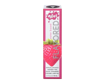 Wet Sultry Strawberry Flavored Lubricant - 93 ML