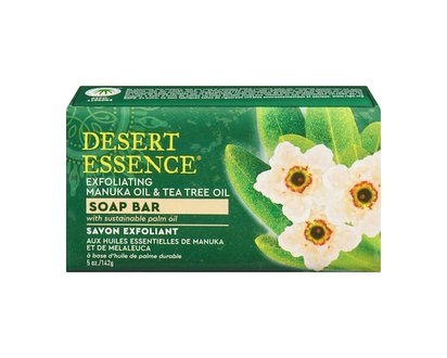 Desert Essence Soap Bar Exfoliating Manuka Oil & Tea Tree Oil - 142.0 G