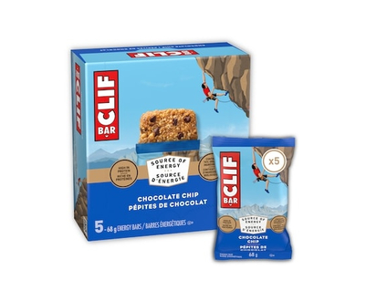 Clif Barres énergétiques Pépites de chocolat, teneur élevée en protéines - 68.0 G