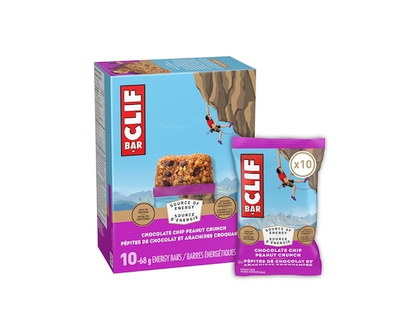 CLIF BAR Energy Bars, Chocolate Chip Peanut Crunch - 68.0 G