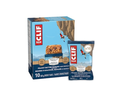 CLIF BAR Energy Bars, Peanut Butter Banana Dark Chocolate - 68.0 G