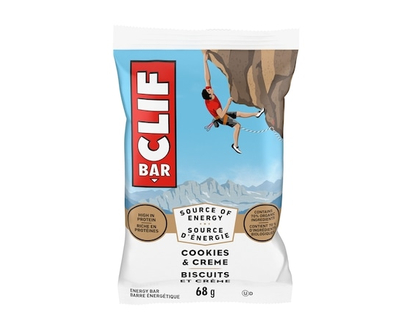 CLIF BAR Energy Bars, Cookies & Creme, Granola Bar, High in Protein - 68.0 G