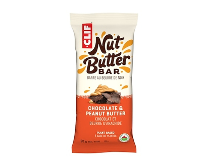 CLIF Nut Butter Chocolate and Peanut Butter Bar, Organic, No Artificial Flavours - 50.0 G
