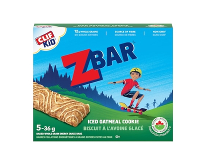 CLIF Zbar Iced Oatmeal Cookie Baked Whole Grain Energy Snack Bars, 5-Pack - 180.02 G