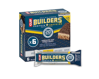 CLIF BUILDERS Protein Bars, Chocolate Chip Cookie Dough Flavour - 408.0 G