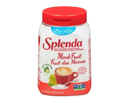 Splenda Monk Fruit Zero Calorie Sweetener Jar - 540g - 540 G