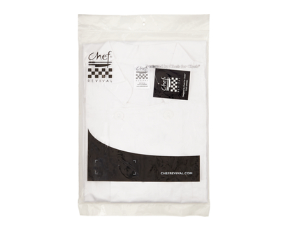 White Short Sleeve Chef Coat, Medium - 1.0 EA