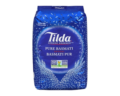 Tilda Pure Basmati Rice, Bag - 1.81 KG