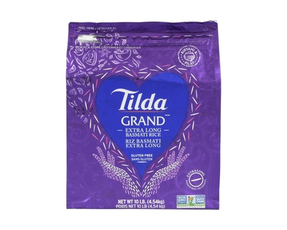 Tilda Grand Extra Basmati Rice - 4.54 KG