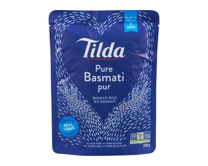 Tilda Rice, Pure Steamed Basmati - 250.0 G