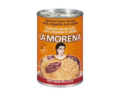 La Morena Refried Bayo Beans With Chipotle And Adobo - 440.0 G