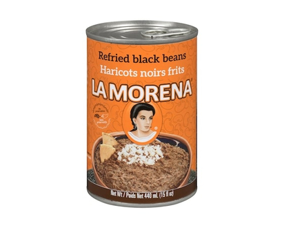 La Morena Refried Black Beans - 440.0 G