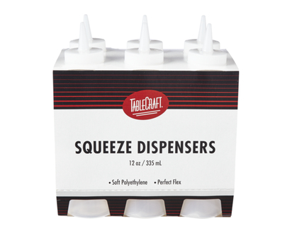 Tablecraft Square Bottle Dispenser, Clear - 1.0 EA