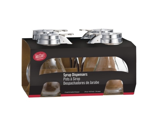 Glass Syrup Dispenser, 14oz - 1.0 EA