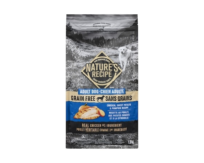 Nature's Recipe Natural Dog Food Adult Dog Chicken, Sweet Potato & Pumpkin Recipe - 1.8 KG