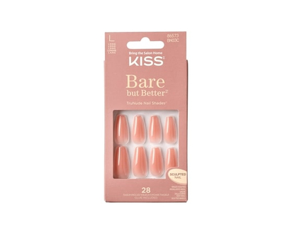 Kiss Bare But Better Nails Nude Glow - 1 EA