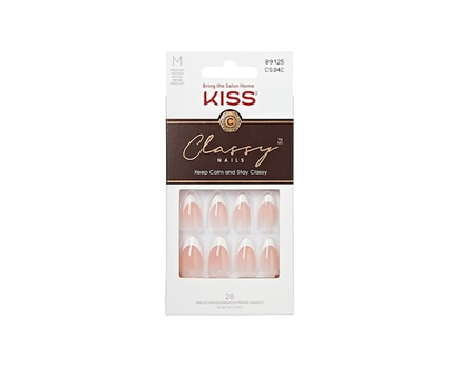 Kiss Classy Ready-To-Wear Fake Nails, 28 Count – ‘Dashing’ - 1 EA