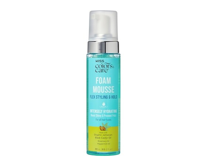 KISS Colors & Care Flex Styling & Hold Moisture Boosting Foam Mousse - 8.5 oz - 1 EA