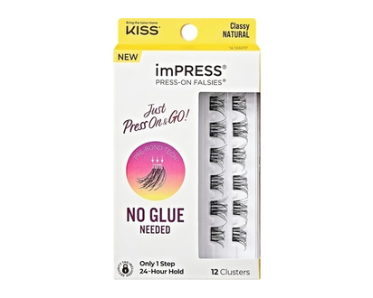 Kiss Impress press-on falsies naturel élégant - 1.0 EA