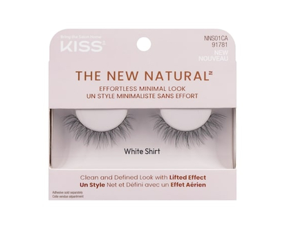 Kiss The New Natural Lashes White Shirt - 1.0 EA