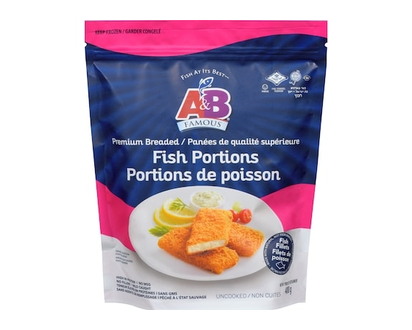 A&B Famous Kosher Premium Breaded Fish - 390.0 G